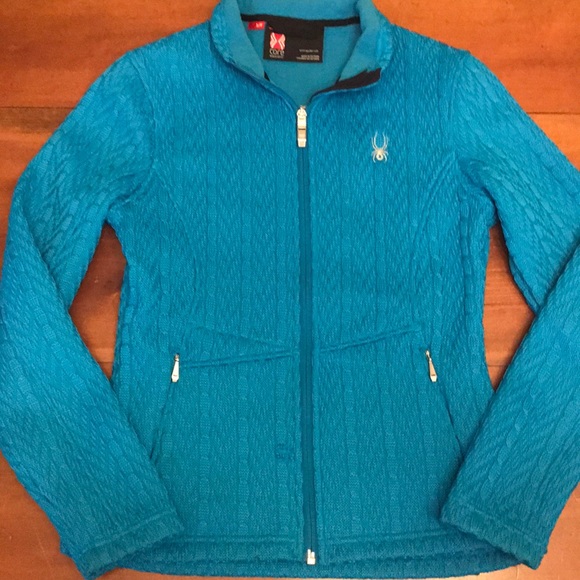 spyder cable knit sweater